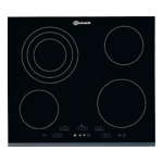 Bauknecht EDIS 6640 NE Hob Manuel utilisateur