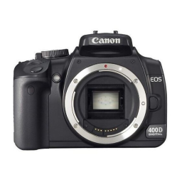 EOS 400D Digital: Mode d'emploi + Chat IA | Fixfr
