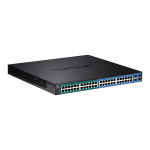 Trendnet TL2-PG484 48-Port Gigabit PoE+ Managed Layer 2 Switch Fiche technique