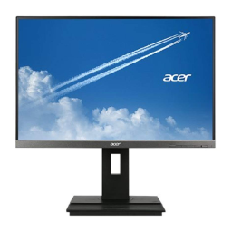 Acer B Series B246WL Manuel d'utilisateur + AI Chat & PDF | Fixfr