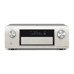 Denon AVR-X4000 Manuel du propriétaire | Fixfr