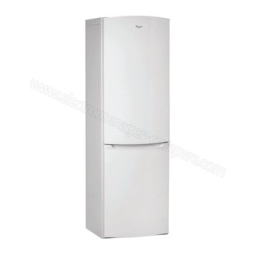 Whirlpool WBE1233 A+NFW Fridge/freezer combination Manuel utilisateur | Fixfr