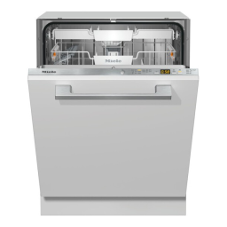 Miele G 5050 SCVi Active Lave-vaisselle totalement intégrable la qualité éprouvée à un premier prix avantageux. Manuel utilisateur | Fixfr