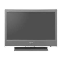 Sony KDL-32S3000 Manuel du propriétaire | Fixfr