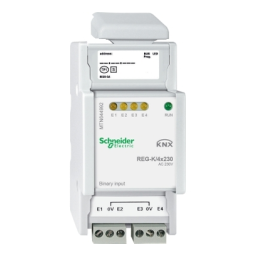 Schneider Electric KNX- Expéditeur de temps REG-K Mode d'emploi | Fixfr