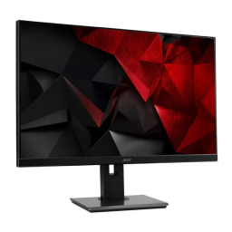 Acer B277 Monitor Guide de démarrage rapide | Fixfr