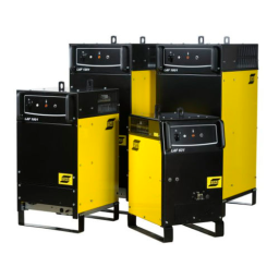 ESAB Parallel connection of LAF-welding power source Manuel utilisateur | Fixfr