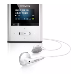 Philips SA2RGA08SN/02 Mode d'emploi | Fixfr