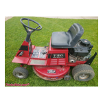 Toro 12-32 Rear Engine Rider Riding Product Manuel utilisateur