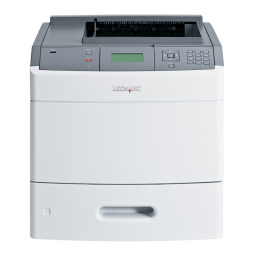 Lexmark T652 Manuel utilisateur | Fixfr