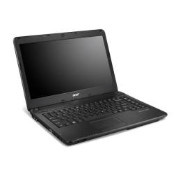 Acer TravelMate P243-MG Notebook Guide de démarrage rapide | Fixfr