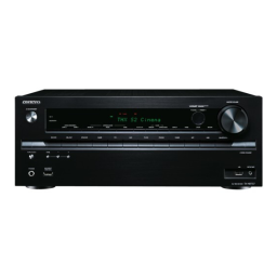 ONKYO TX-NR737 Manuel utilisateur | Fixfr