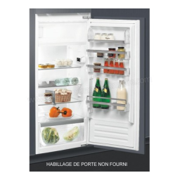 Whirlpool ARG 866/A+++/1 Refrigerator Manuel utilisateur | Fixfr