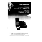 Panasonic KXT9000BS Operating instrustions