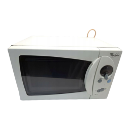 Whirlpool AMW 201 WH Manuel utilisateur | Fixfr