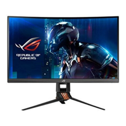 Asus ROG SWIFT PG27VQ Monitor Mode d'emploi | Fixfr