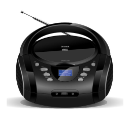 Denver TDB-10 DAB+ Boombox Manuel utilisateur | Fixfr