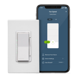 Leviton DW4SF-1BW Decora Smart Wi-Fi Fan Speed Controller Guide d'installation | Fixfr