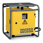 Wacker Neuson FUE 10/042/200 Stationary Frequency Converter Manuel utilisateur