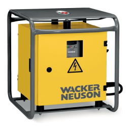 Wacker Neuson FUE 10/042/200 Stationary Frequency Converter Manuel utilisateur | Fixfr