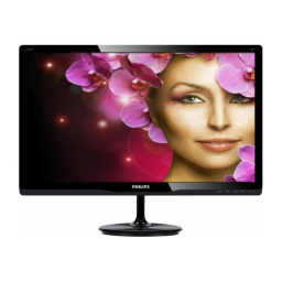 Philips 247E4LHSB Moniteur LED Manuel utilisateur | Fixfr