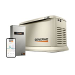 Generac 24 kW G0072100 Standby Generator Manuel utilisateur