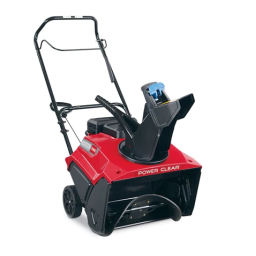 Toro Power Clear 821 R-C Commercial Snowthrower Manuel utilisateur | Fixfr