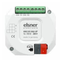 Elsner KNX S-B2-UP Manuel utilisateur | Fixfr