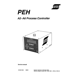 ESAB PEH Manuel utilisateur | Fixfr