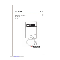 Jungheinrich SLH 200 Mode d'emploi | Fixfr