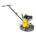 Wacker Neuson CT24-4A EU Gasoline Walk-behind Trowel Manuel utilisateur