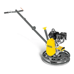 Wacker Neuson CT24-4A EU Gasoline Walk-behind Trowel Manuel utilisateur | Fixfr