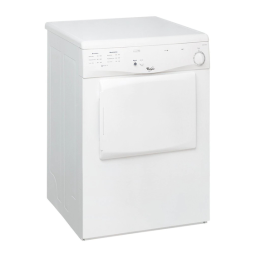Whirlpool AWZ 3303 Dryer Manuel utilisateur | Fixfr