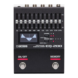 Boss EQ-200 Graphic Equalizer Manuel du propriétaire | Fixfr