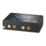 Pro-Ject Phono Box MM Pr&eacute;ampli phono Owner's Manual