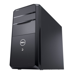 Dell Vostro 470 desktop Manuel du propriétaire | Fixfr