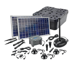 esotec 101727 Solar Teichpumpenset Genova LED Mode d'emploi