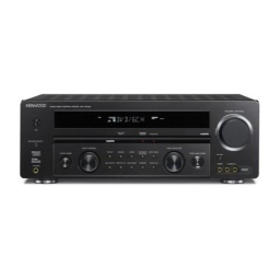 Kenwood KRF-V6400D/V5450D: Mode d'emploi + Chat IA | Fixfr