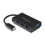 Aluratek AUHC0304F 4-Port USB 3.1 Gen 1 SuperSpeed Type-C Hub Guide de d&eacute;marrage rapide