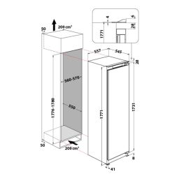 Bauknecht KVIF 3184 A++ Refrigerator Manuel utilisateur | Fixfr