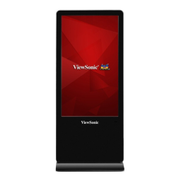 ViewSonic EP5540T-S DIGITAL SIGNAGE Mode d'emploi | Fixfr