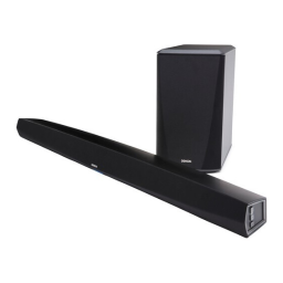 Denon DHT-S516H SYSTÈME DE BARRE DE SON ET DE CAISSON DE BASSES RÉSEAU Manuel du propriétaire | Fixfr