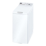 Bosch WOT20284 Washing machine Manuel utilisateur