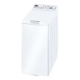 Bosch WOT20284 Washing machine Manuel utilisateur | Fixfr