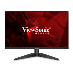 ViewSonic VX2758-2KP-MHD MONITOR Mode d'emploi | Fixfr