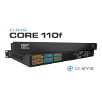 QSC Core 110f Manuel utilisateur