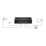 Trendnet TPE-TG50g 5-Port Gigabit PoE+ Switch Fiche technique