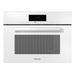 Miele DGM 7840 Four vapeur micro-ondes Cuisson saine Manuel utilisateur