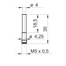Baumer IWRM 04U9701/S05 Inductive distance sensor Fiche technique | Fixfr