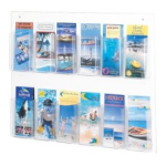 Safco 5667CL Clear2c&trade; 6 Magazine Display Manuel utilisateur